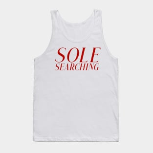 Sole Searching Shoe Addict Laptop Sticker Tank Top